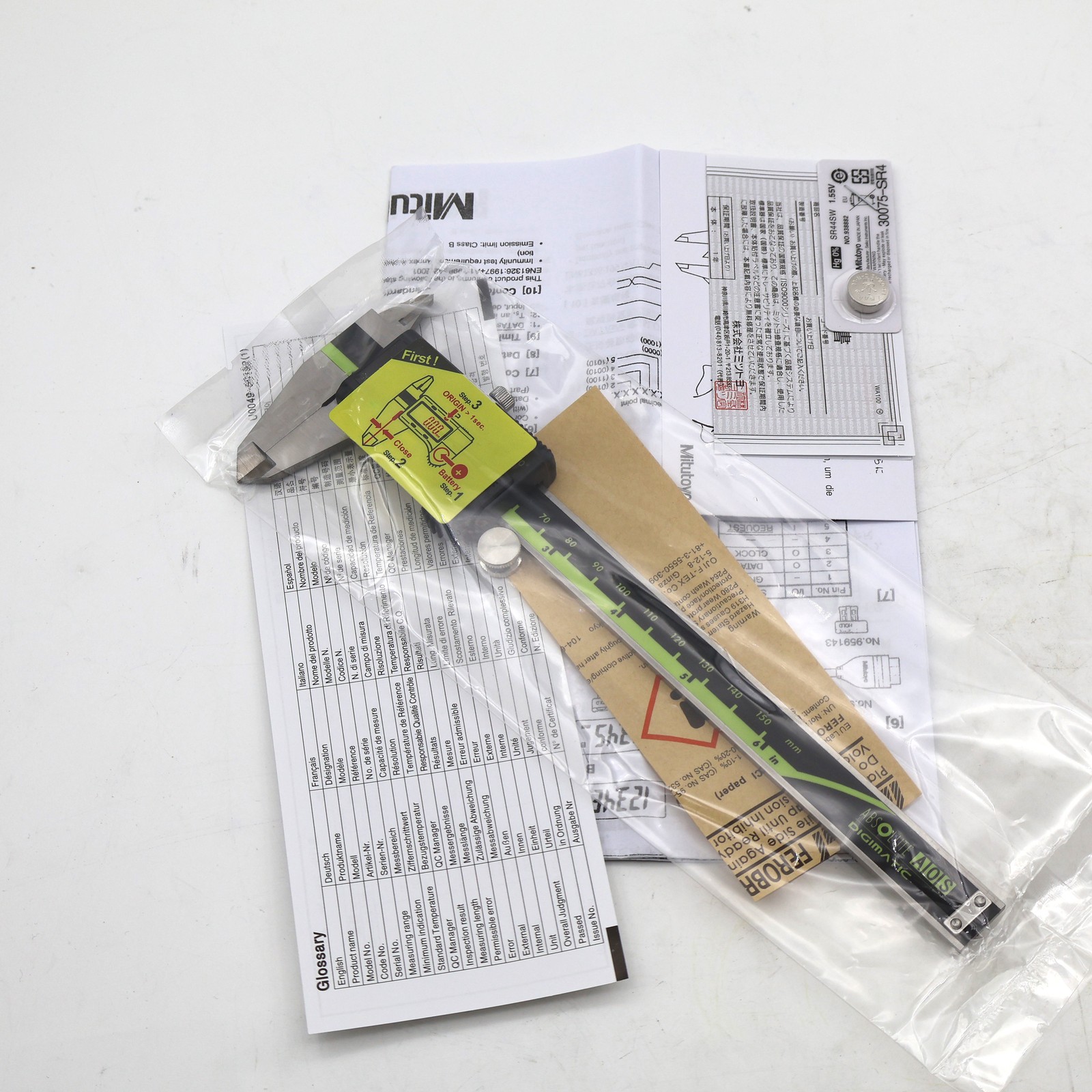 New 500-196-30 For Mitutoyo Digital Caliper | 0-6″ (150mm) | Absolute Encoder US
