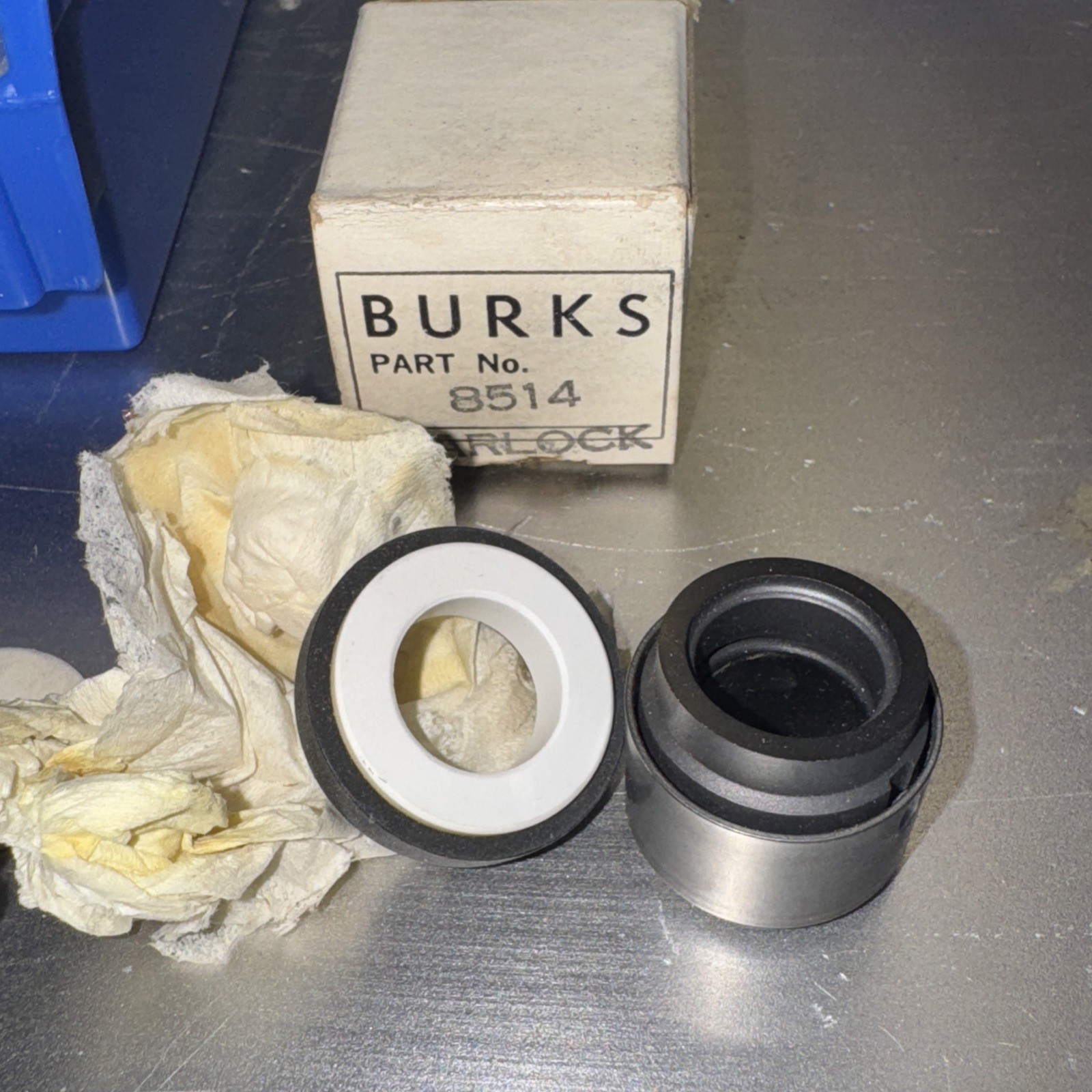 Burks 8514 Pump Seal Garlock Mechanical Carbon Seal Buna-N John Crane NOS, LO1