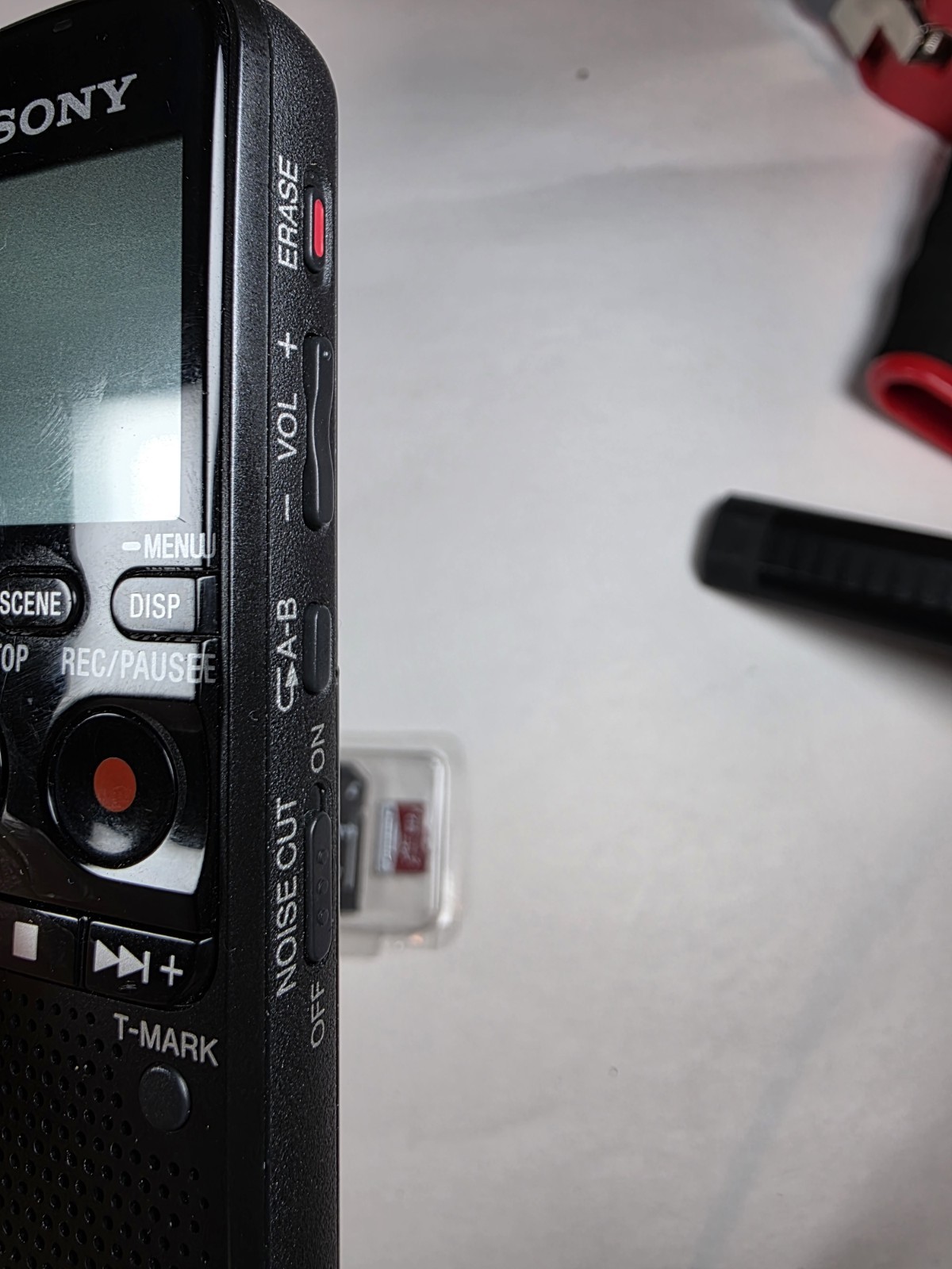 Sony ICD-PX312 Digital Voice Recorder Bundle with Lapel Mic & 512GB SD Card