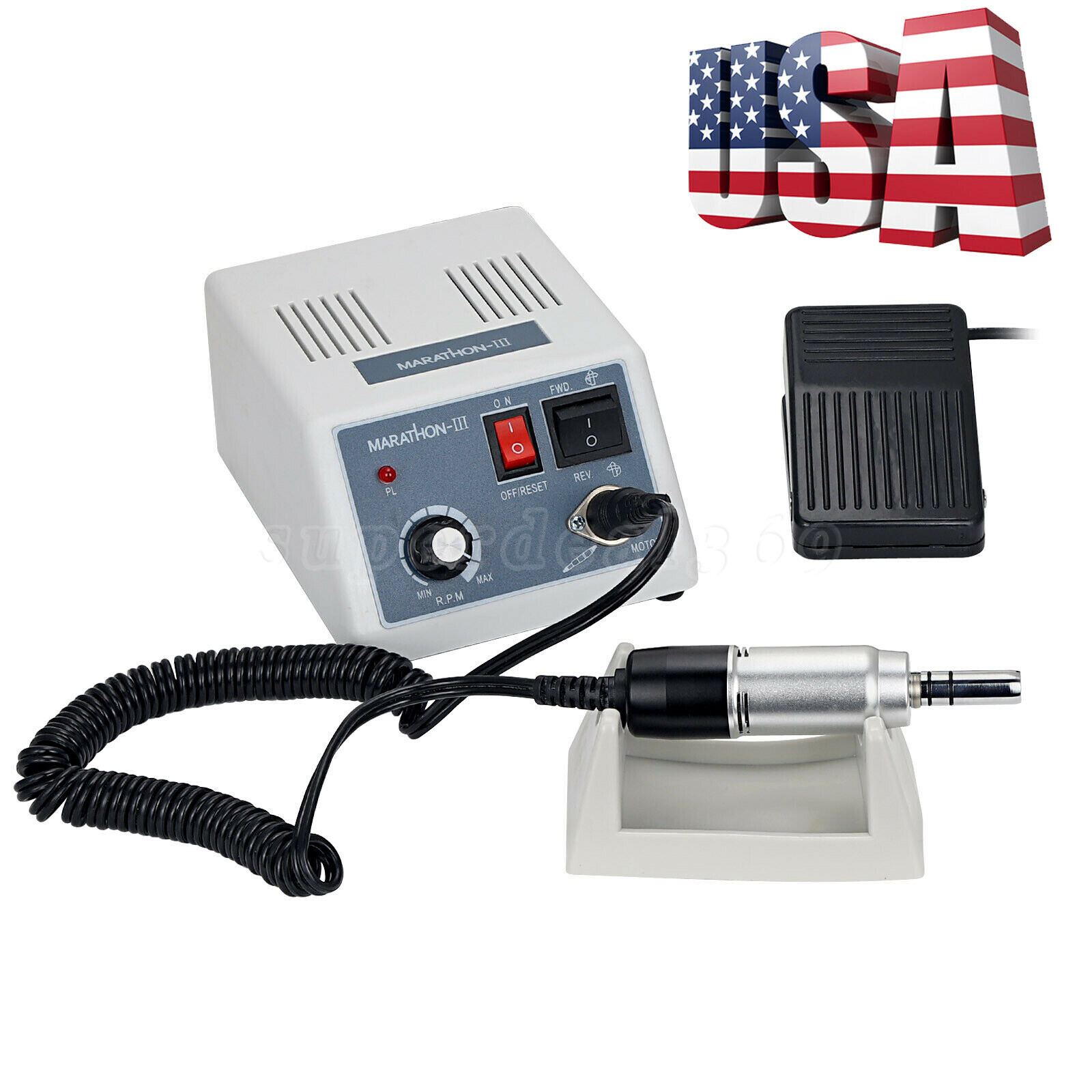 Dental Lab Marathon Micromotor /Electric Motor /Contra Angle /Straight Handpiece