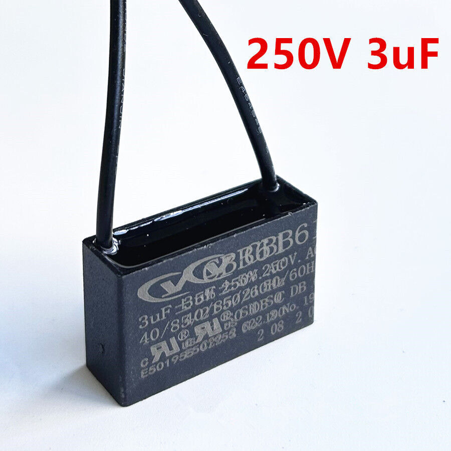 CBB61 250V 2-Wire Capacitor 1-30UF Bulk, AC Pump/Fan Repair Kit‌ ‌