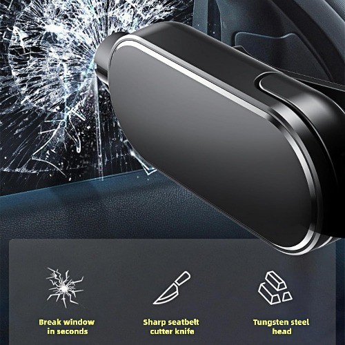 Window Breaker and Seatbelt Cutter, 2 in 1 Multifunctional Emergency Glass Break