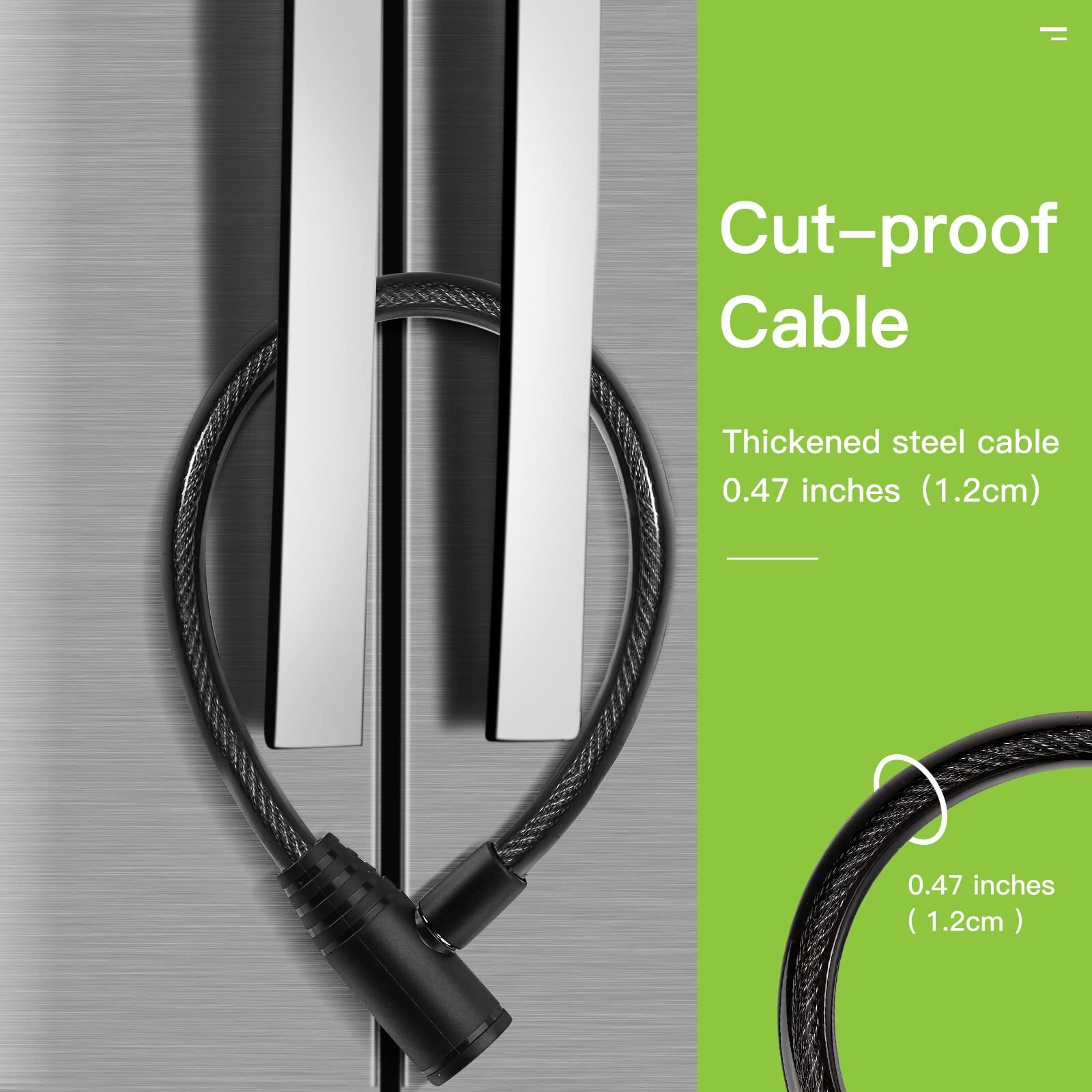 Fridge Lock – Childproof Lock for French Door Refrigerator and Cabinet