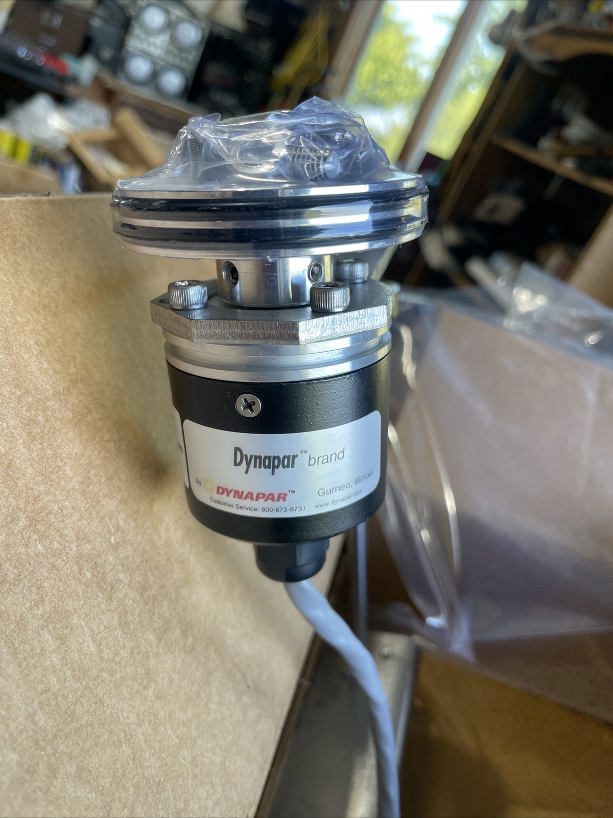 DYNAPER H21240000126XA7 ENCODER 3/8” Shaft Assembly. 5760820-IJ Rev M. Pre-wired