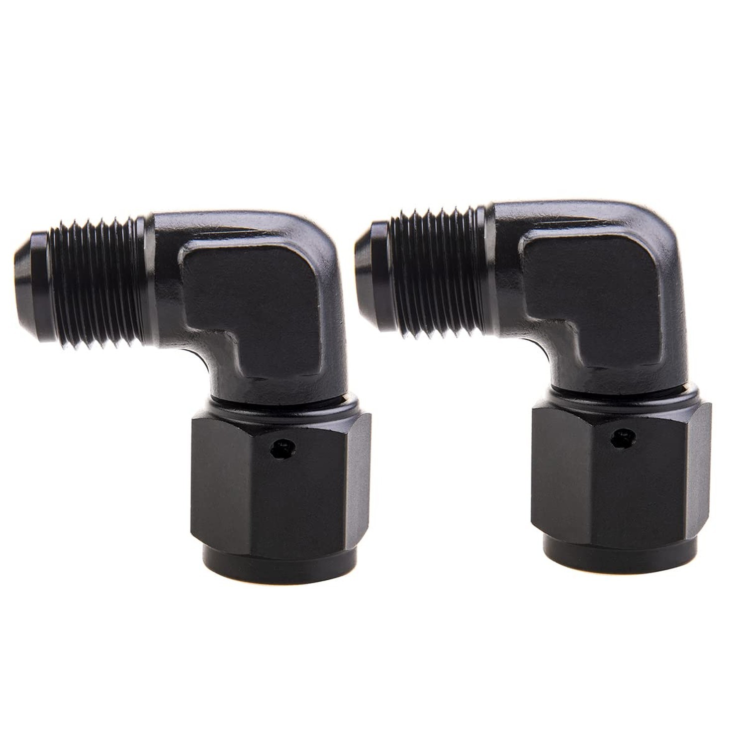 6AN Female to 6AN Male Flare 90 Degree Swivel Hose Fitting Adapter Aluminium …