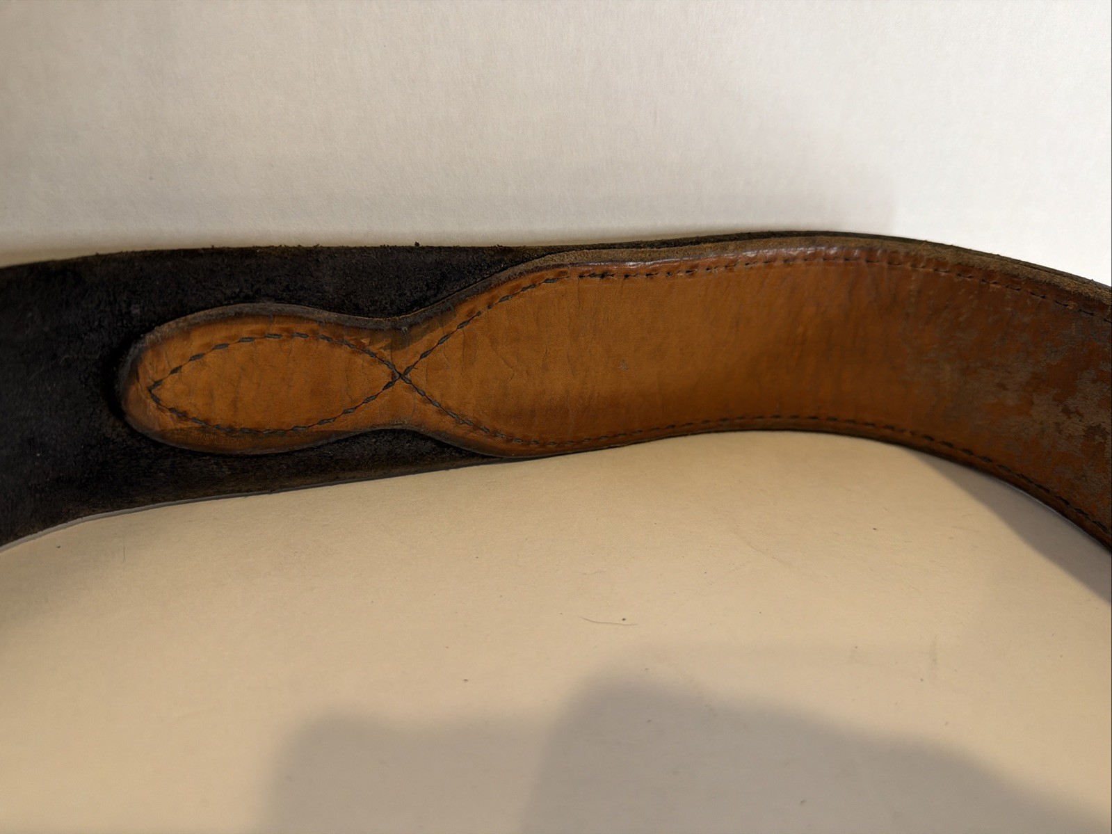 Tex Shoemaker & Sons Basketweave Leather Duty Belt 40” Holster Gun Belt + Buckle