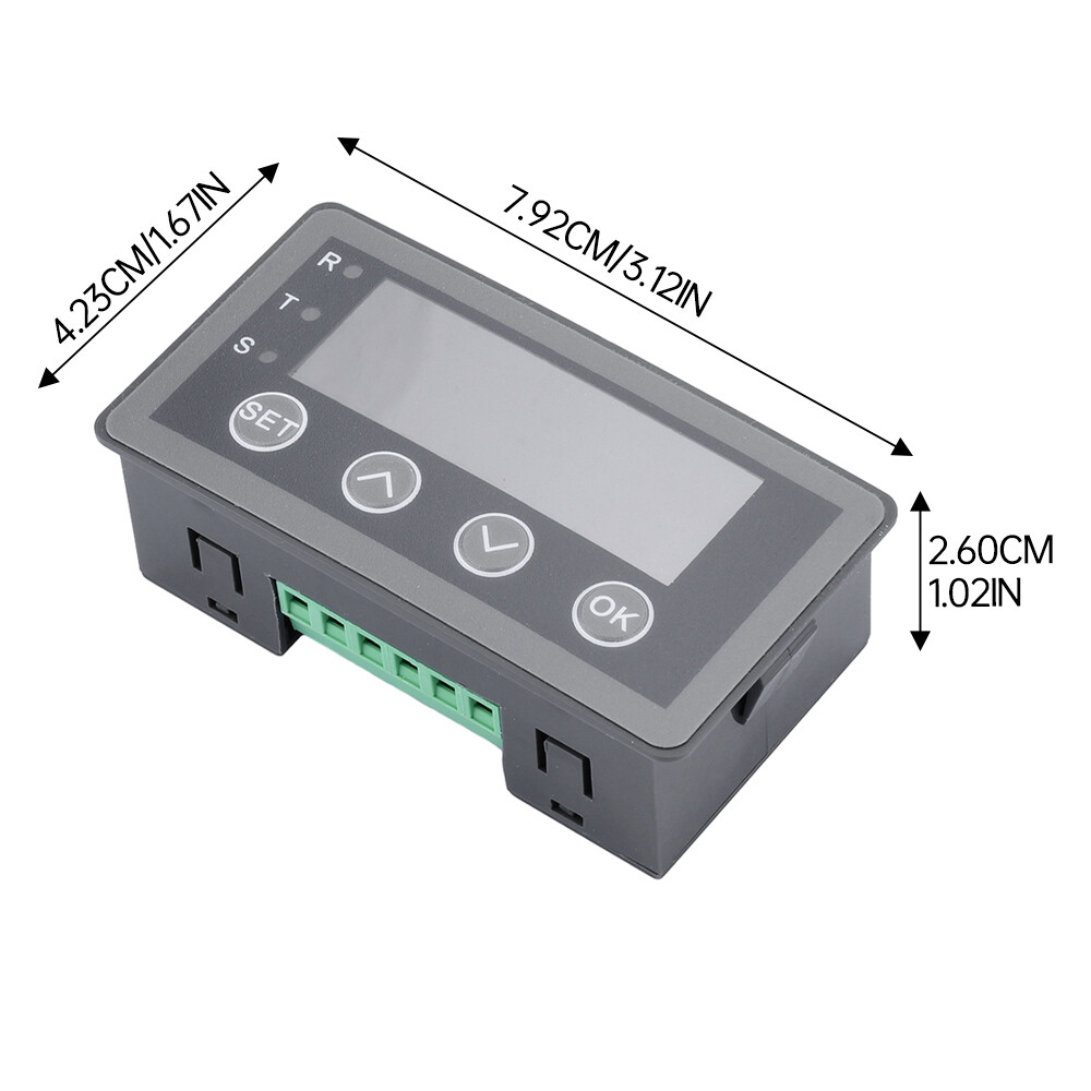 0-10V 0-20mA 2-10V 4-20mA 4-Wire Analog Input (Reception) Display Meter DC 8~25V