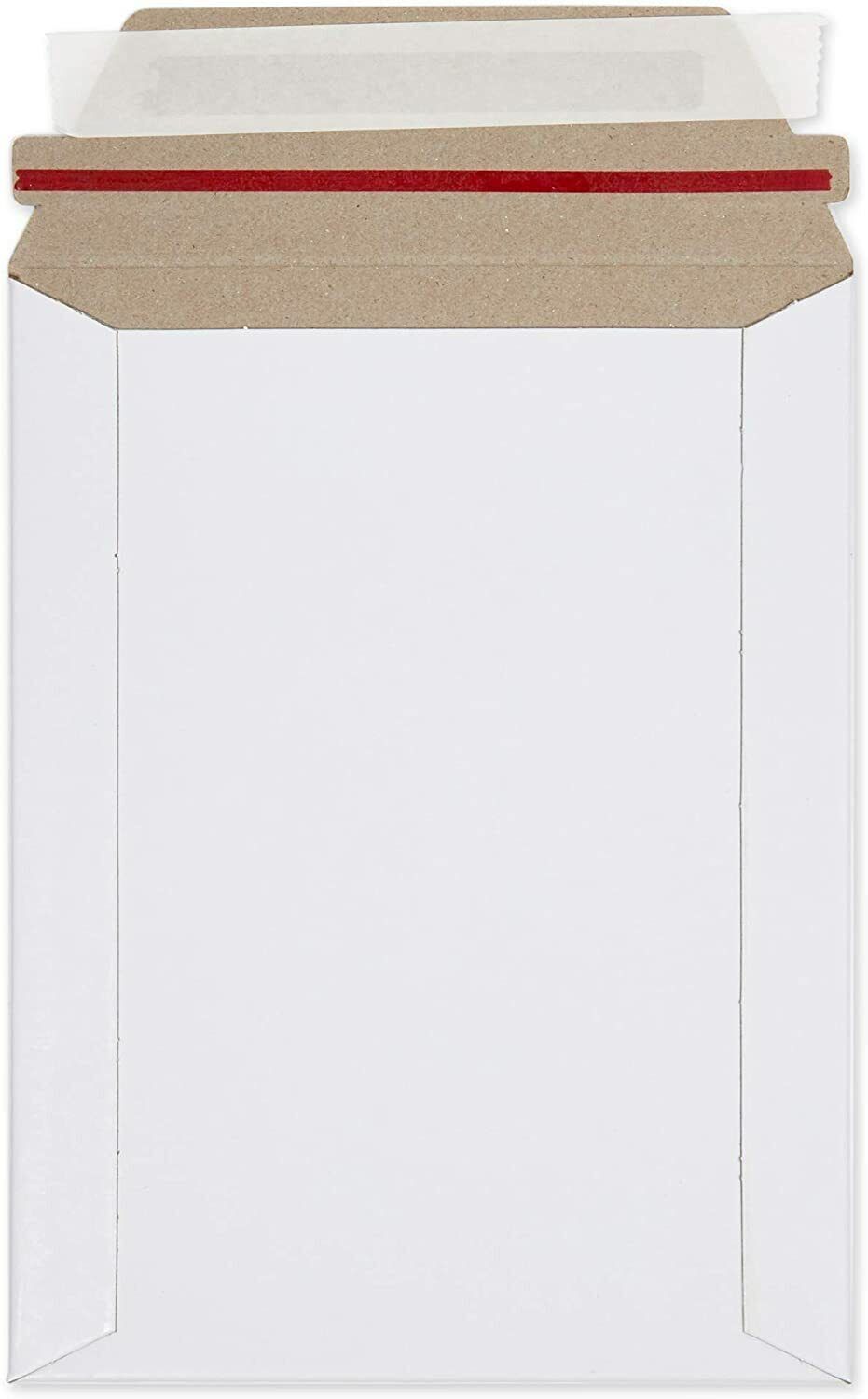 1-1000 6 x 8 White CD/DVD Self Seal Photo Ship Flat Cardboard Envelope Mailer