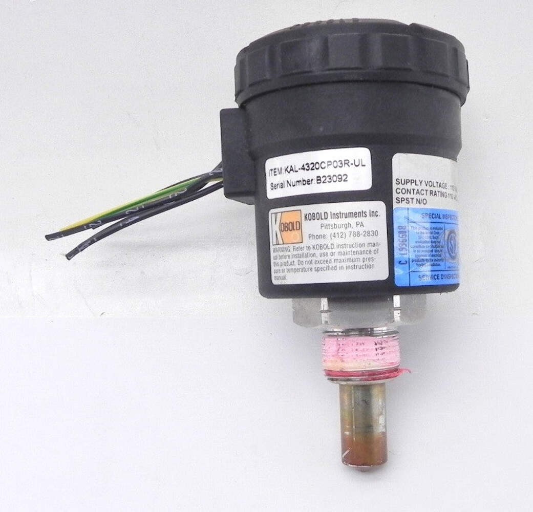 KAL-K Kobold Thermal Flow Switch KAL-4320CP03R-UL