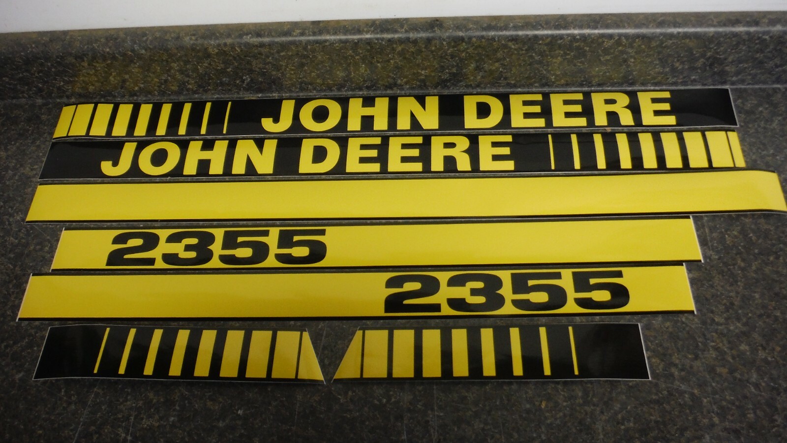 JOHN DEERE 2355 TRACTOR DECALS. HOOD & NUMBERS ONLY. SEE DETAILS & PICTURES