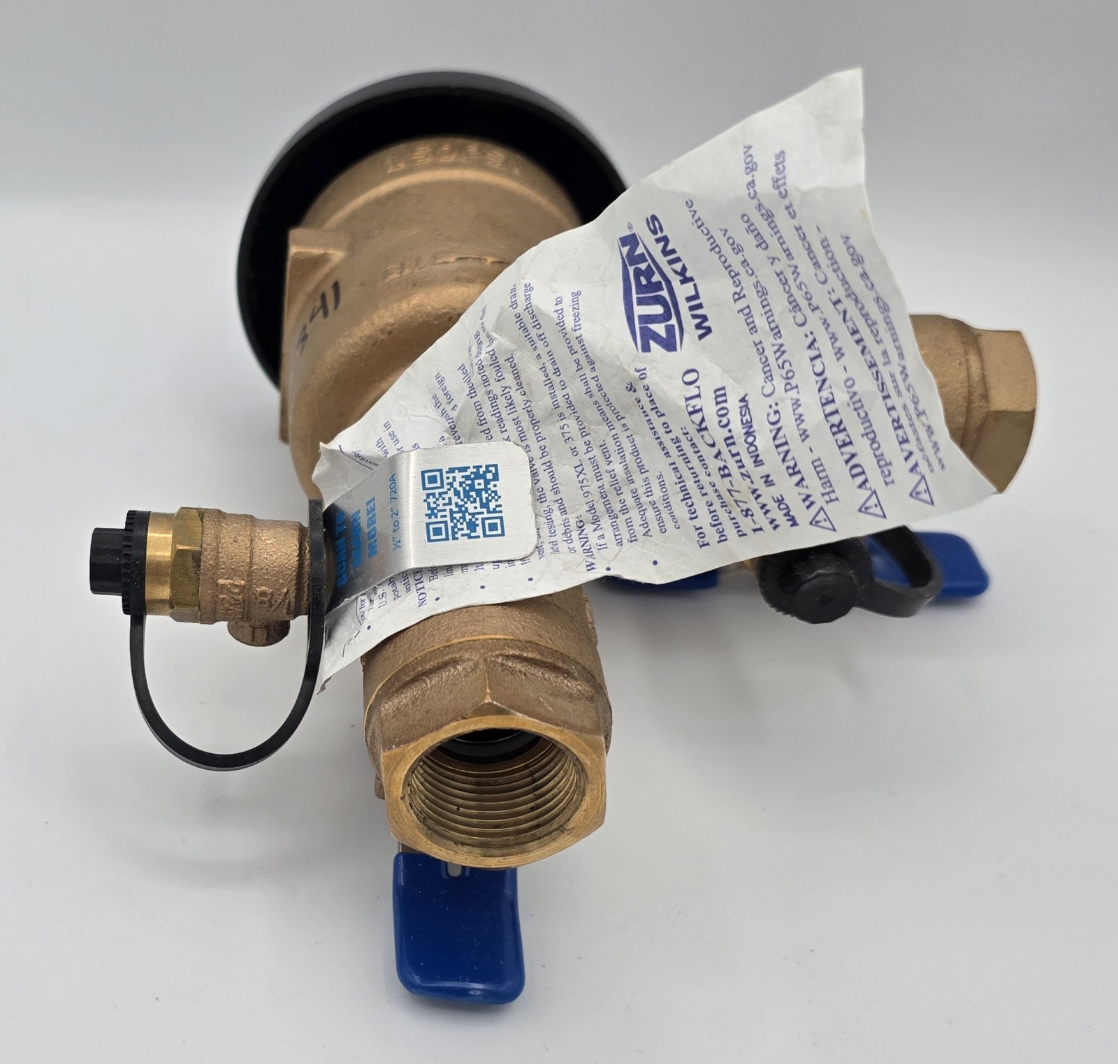 Zurn 34-720A Wilkins 3/4In. 150 PSI Pressure Vacuum Breaker
