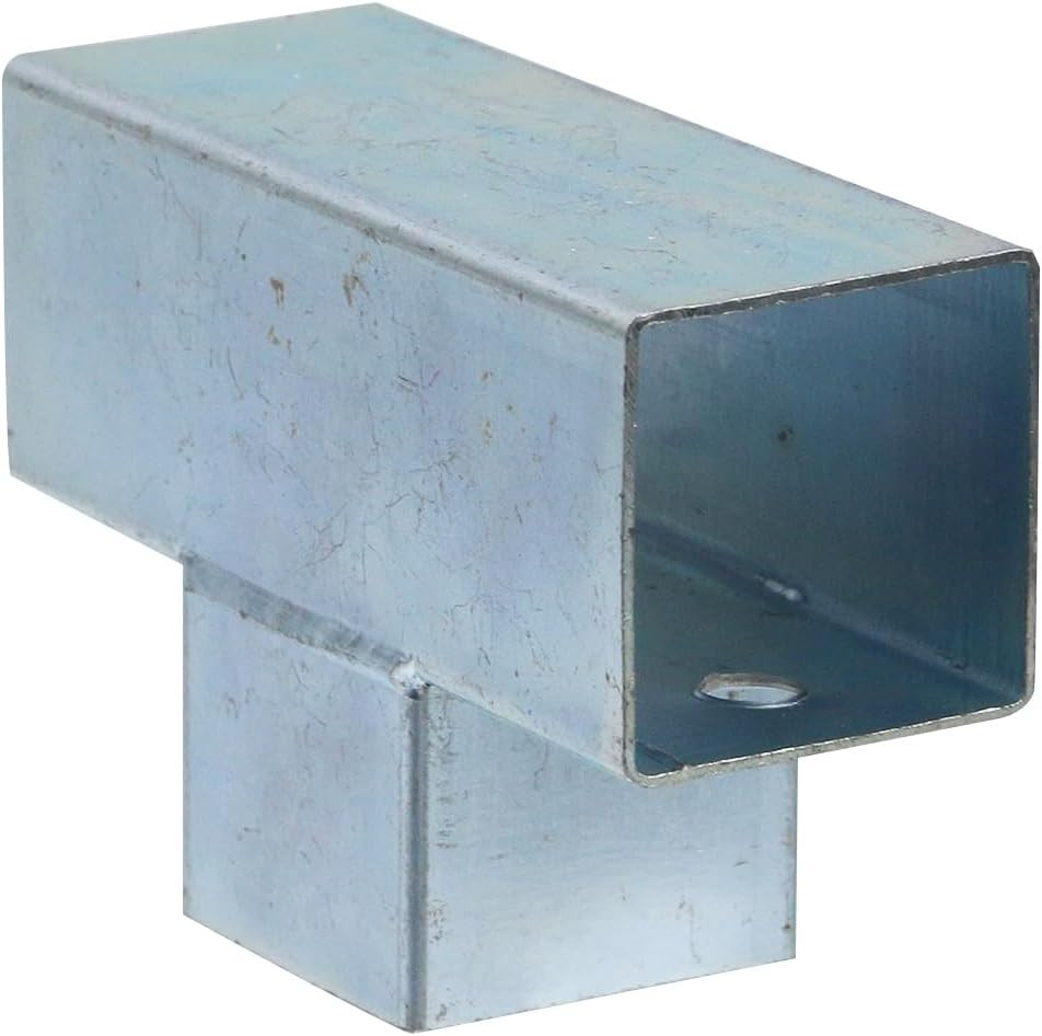 Wealrit 8 Pcs 3 Way Connector for 1 Inch Square Tube, Steel Square Tube Fittings