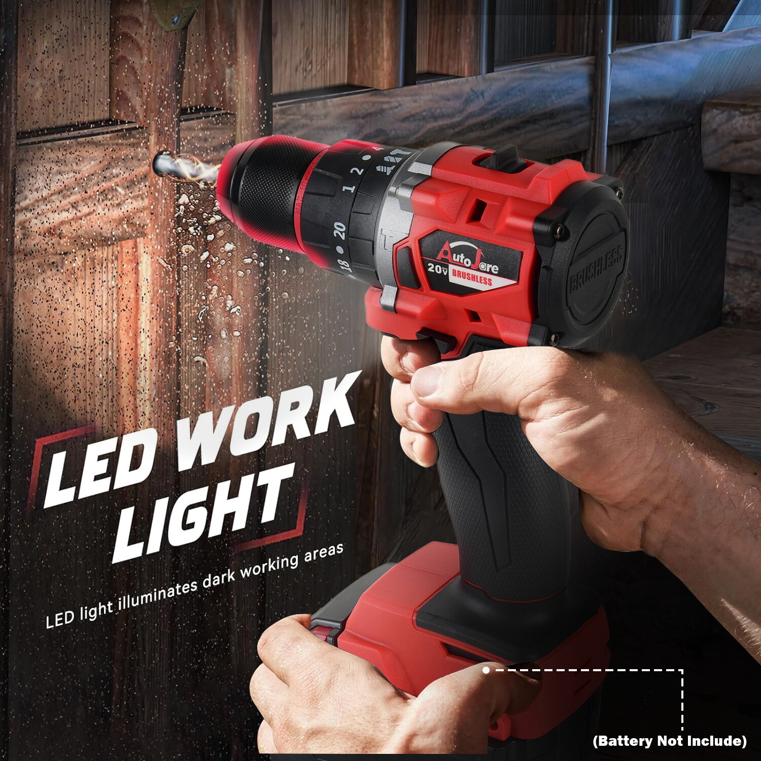 Cordless Drill For Milwaukee 18V Battery Brushless 575in-lbs Tool Only