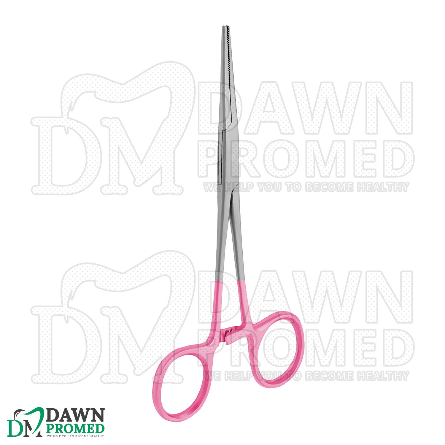 Kelly Hemostat Forceps 5.5″ Straight Pink Surgical Instruments German Grade