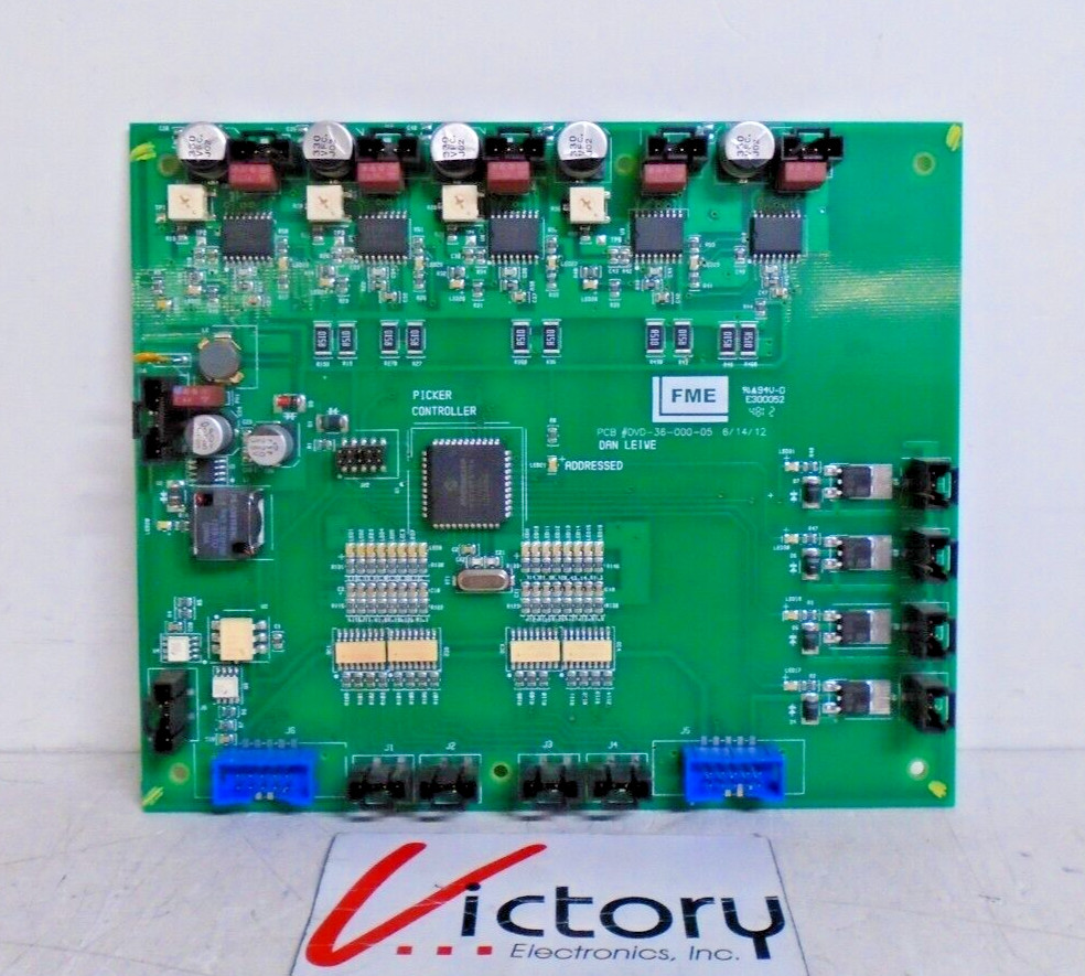 Used FME Forte Micro Picker Controller PCB Board | PCB #DVD-36-000-05 (RB)
