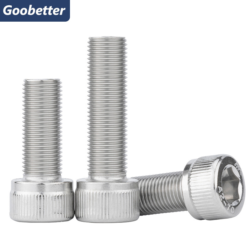 Socket Head Cap Screws Hex Allen Bolts Fine Thread A2 Stainless Steel DIN912