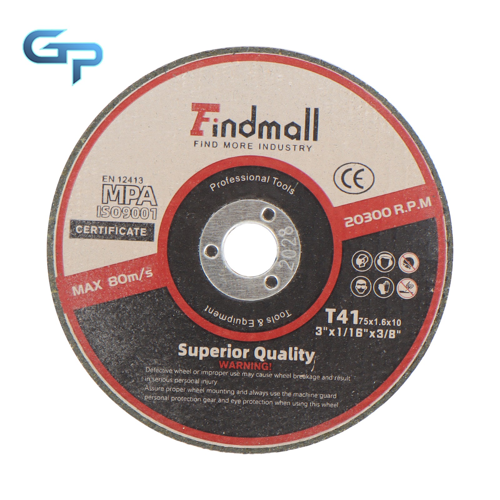 Cut Off Wheels 50 Pack 3″x1/16″x3/8″ Metal & Stainless Steel Cutting Discs