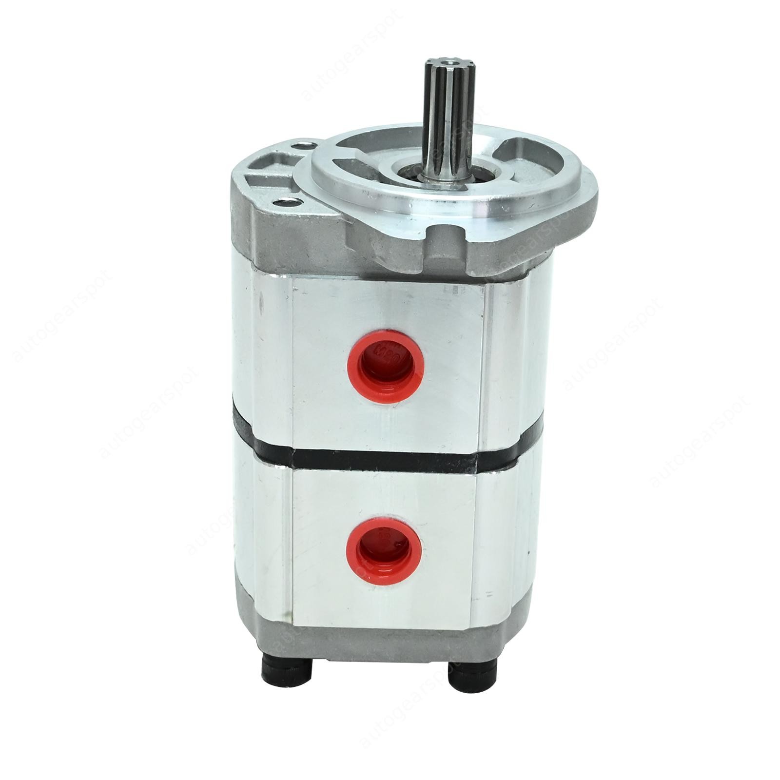 For AGT Skid Steer KTT23 Hydraulic Gear Pump Two-Section 6-12 GPM