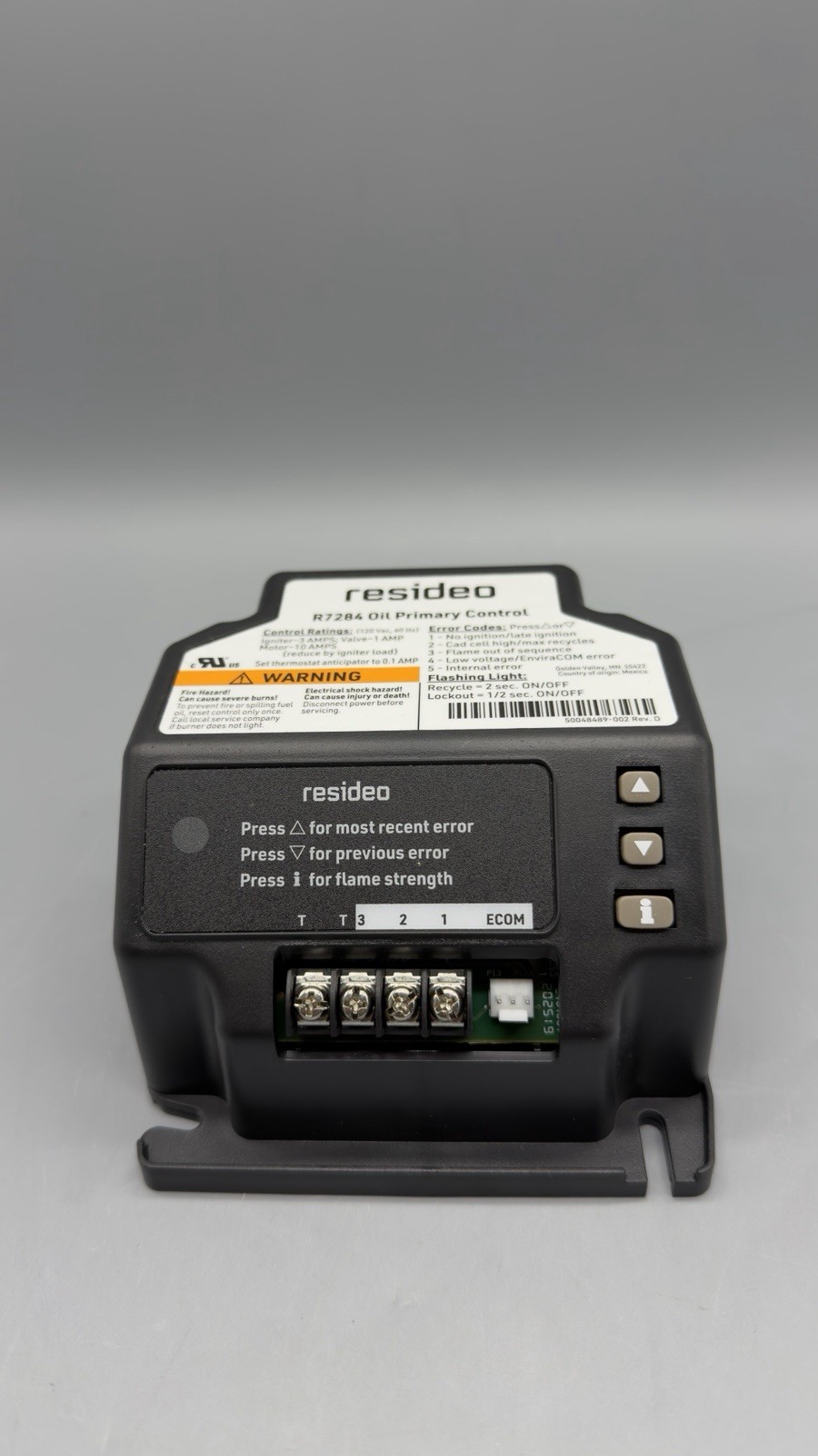 RESIDEO R7284B1024 Electronic Primary Oil Control