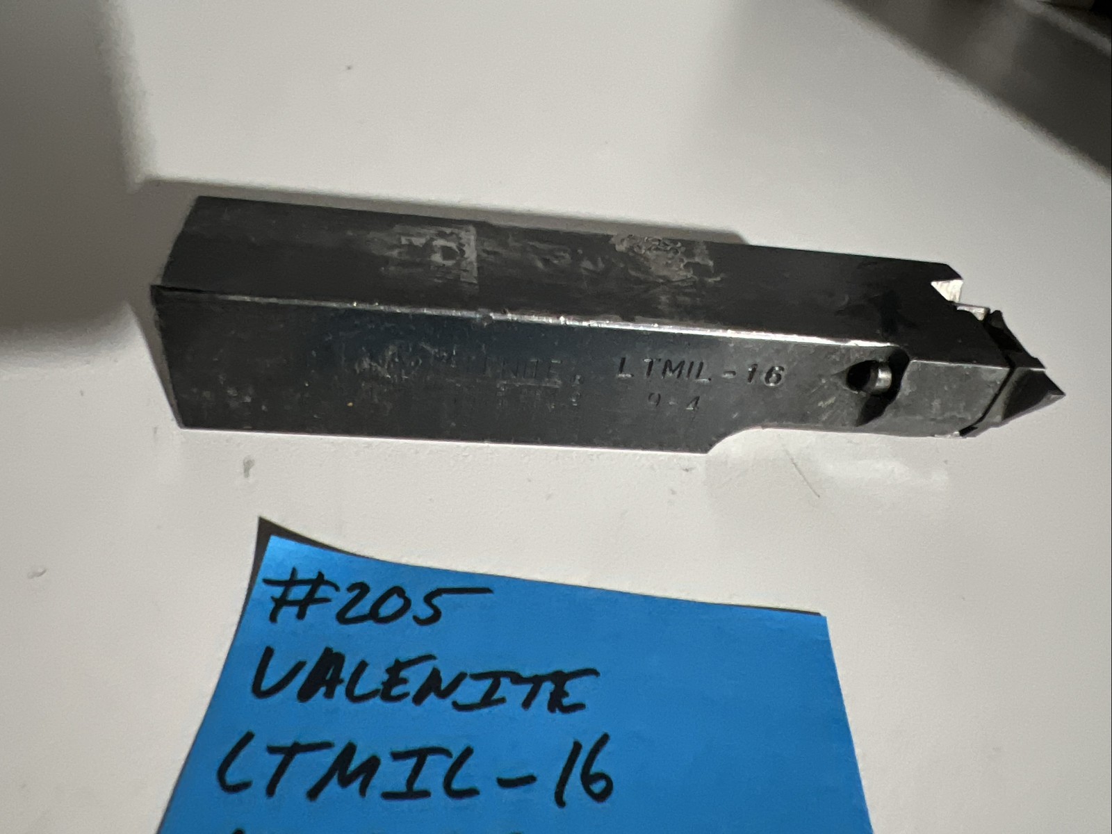 valenite LTMIL-16 Indexible Carbide Lathe Toolholder 5”OAL 1”Shank Threading Tur