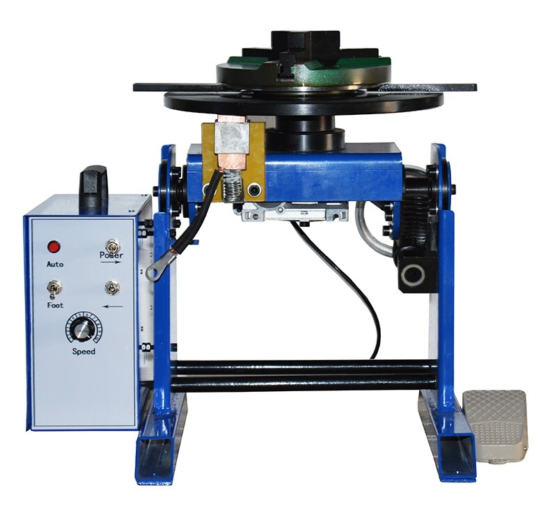 110V Welding Positioner Turntable 50KG with 200mm Chuck Manually Flip BW-50