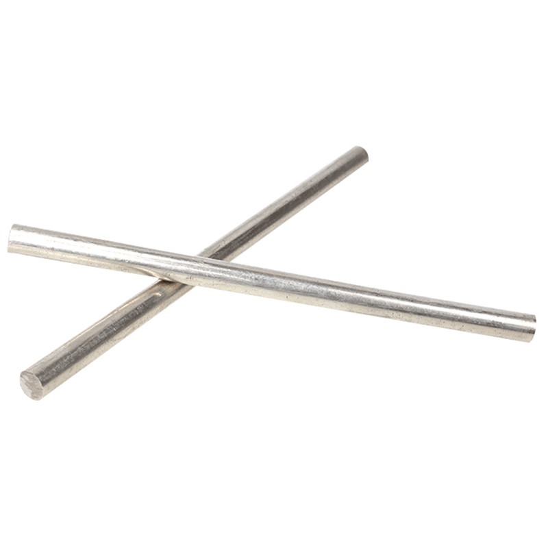Nickel Silver Round Rod Ø3-20mm CuNiZn Alloy Solid Bar Custom Cut Alloy L:100mm