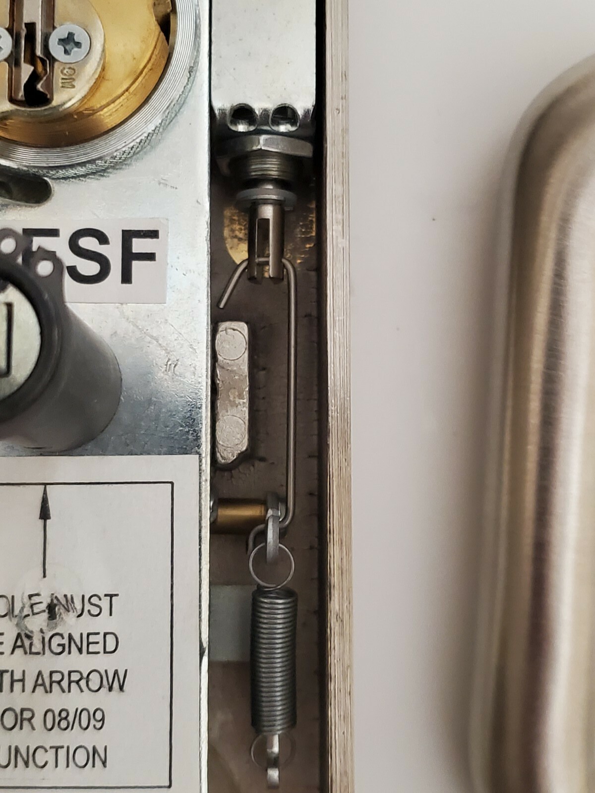 Dorma 9000 YT09 LFSF Fail Safe Exit Device Trim, 630 Wide Stile, Yx09 LFSF.