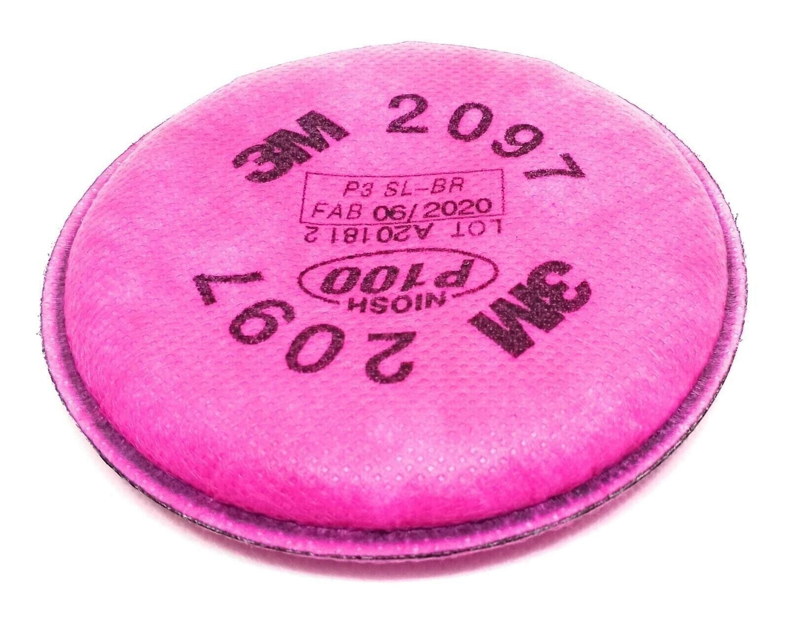 3M Particulate Filter 2097, 100pcs (Packs of 2, 50 Packs per Order)