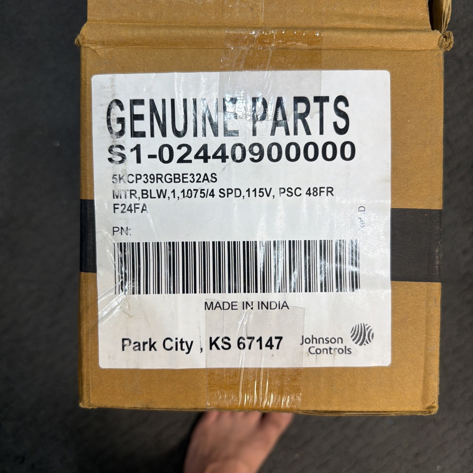 Genteq F48AG95A50 Furnace Blower Motor 1HP 1075RPM 4SPD 115V 5122463 CCWLE