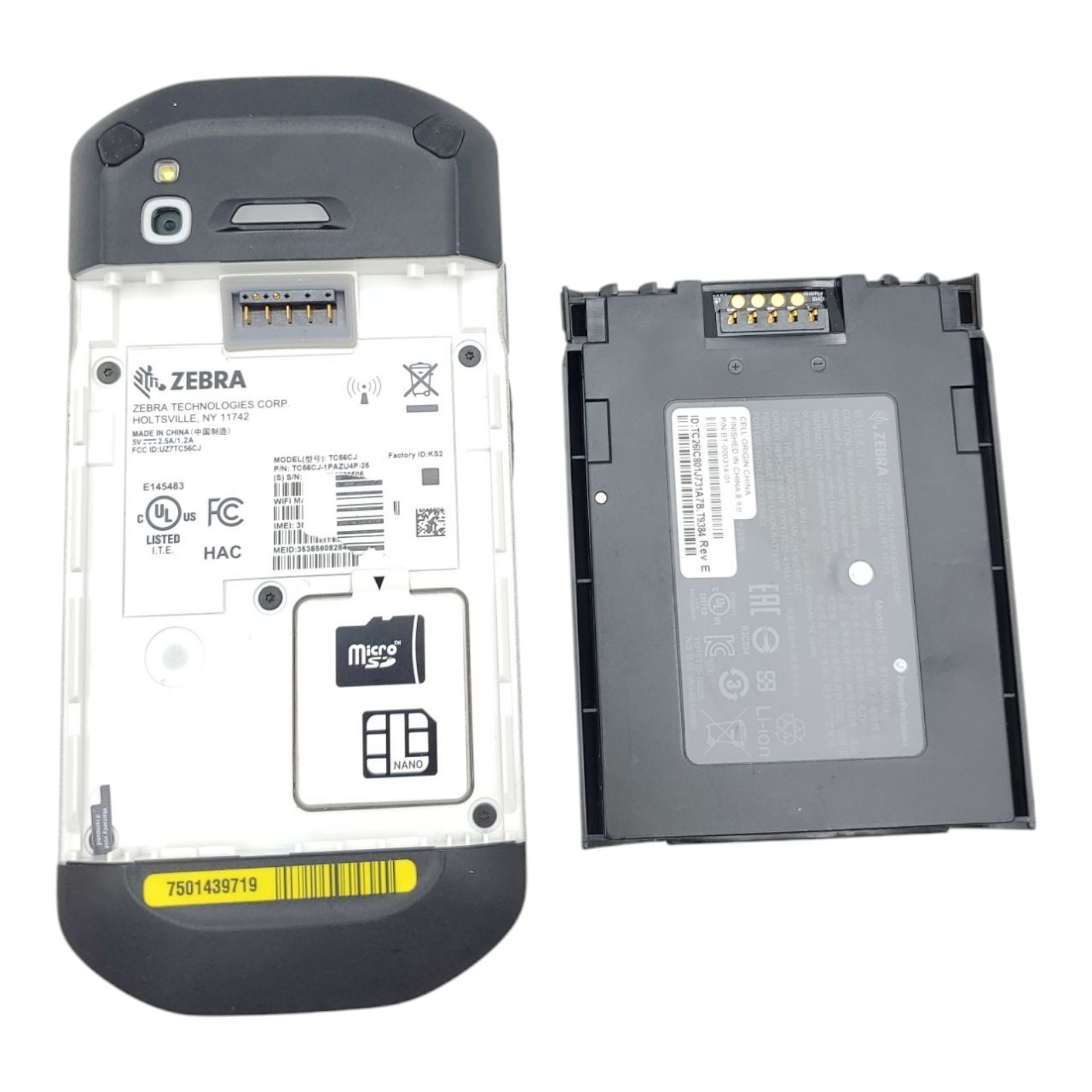 Zebra TC56CJ-1PAZU4P-25 – Barcode Scanner – PLEASE READ