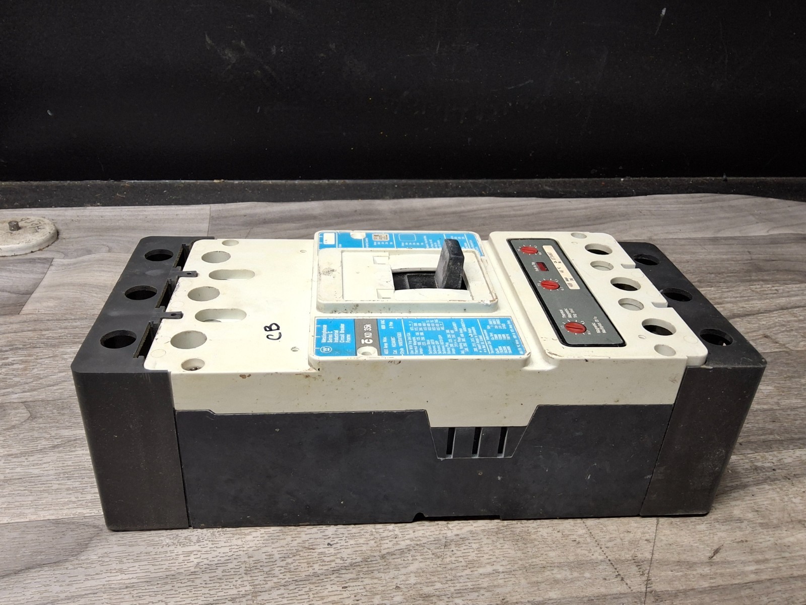 Westinghouse KD3400F 400A 600V 3 Pole Circuit Breaker #114H129PR8