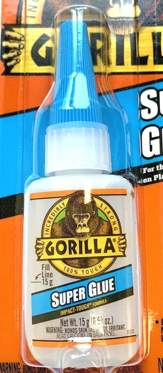 Gorilla Glue Super Glue 15g Bottle 10 seconds bonding, on most materials