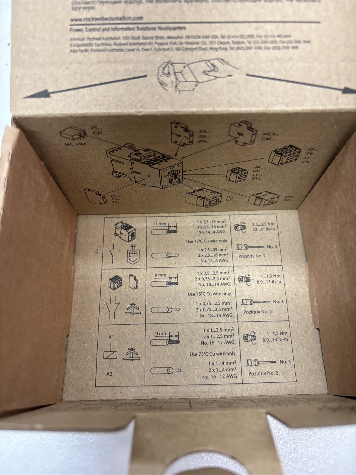 Allen-Bradley 100-C43D10 43Amp Contactor, 110/120v Coil Fast Ship NEW