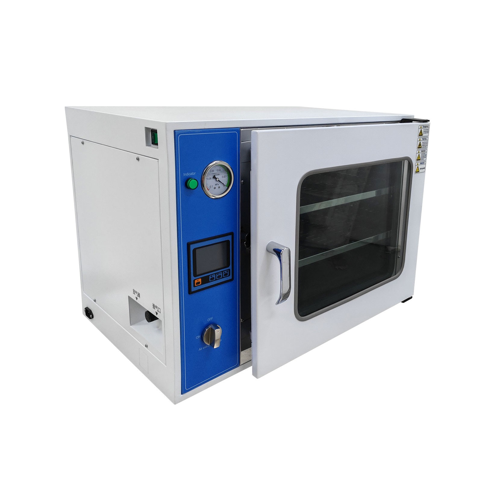 2-layer 1.9Cu ft Vacuum Drying Oven Intelligent Temperature Control for Lab 110V