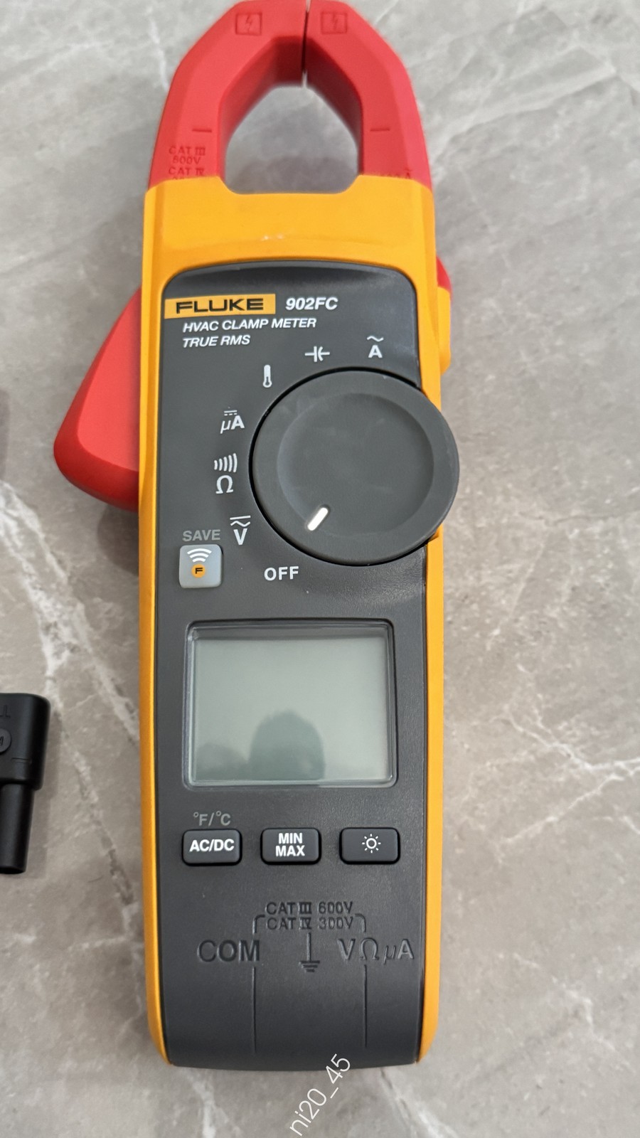 Fluke 902 FC True-RMS HVAC Clamp Meter AC Amp AC/DC Volt Contact Temperature