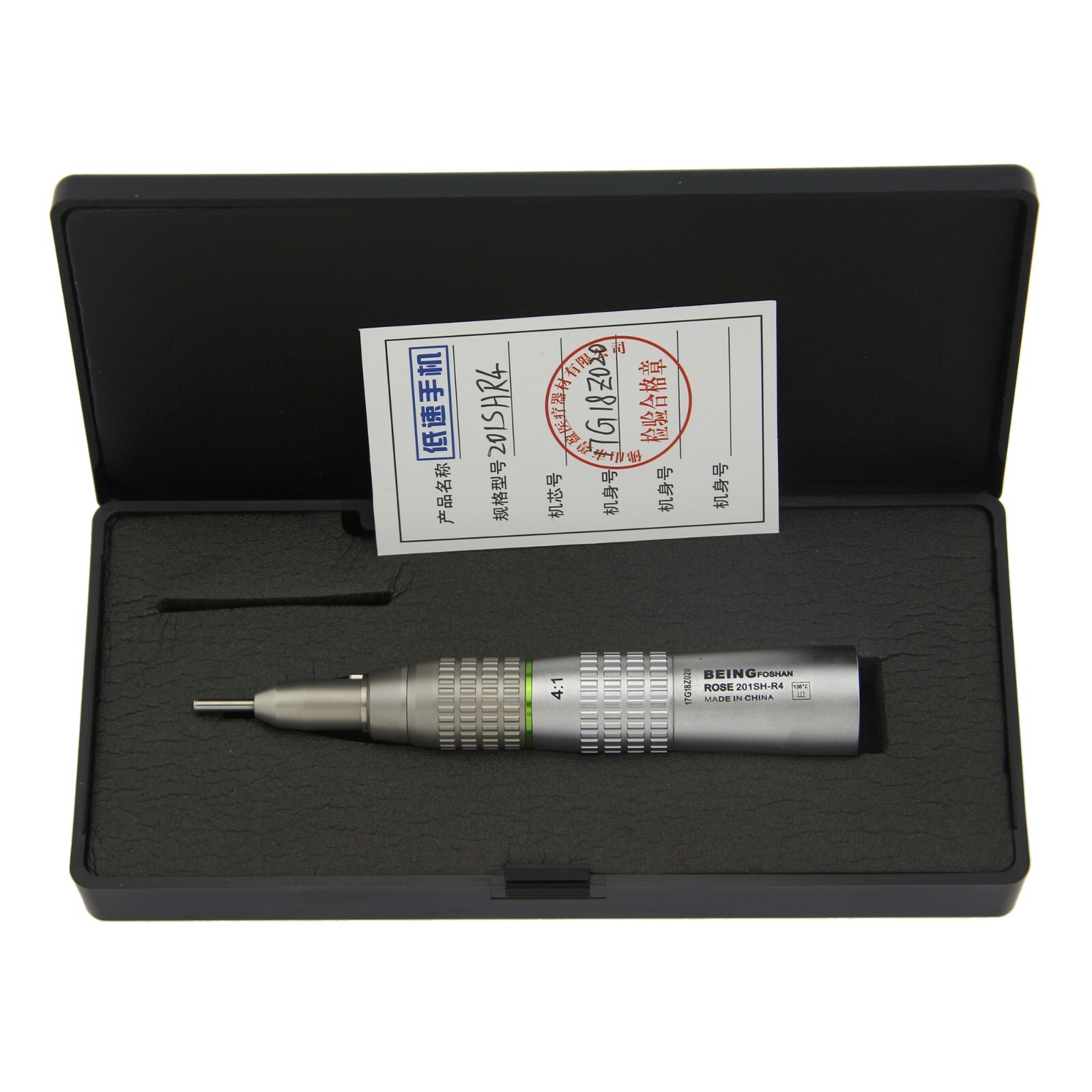 Dental Hygiene Prophy Handpiece Straight Nosecone 1:1 4:1 Low Speed Air Motor 4H