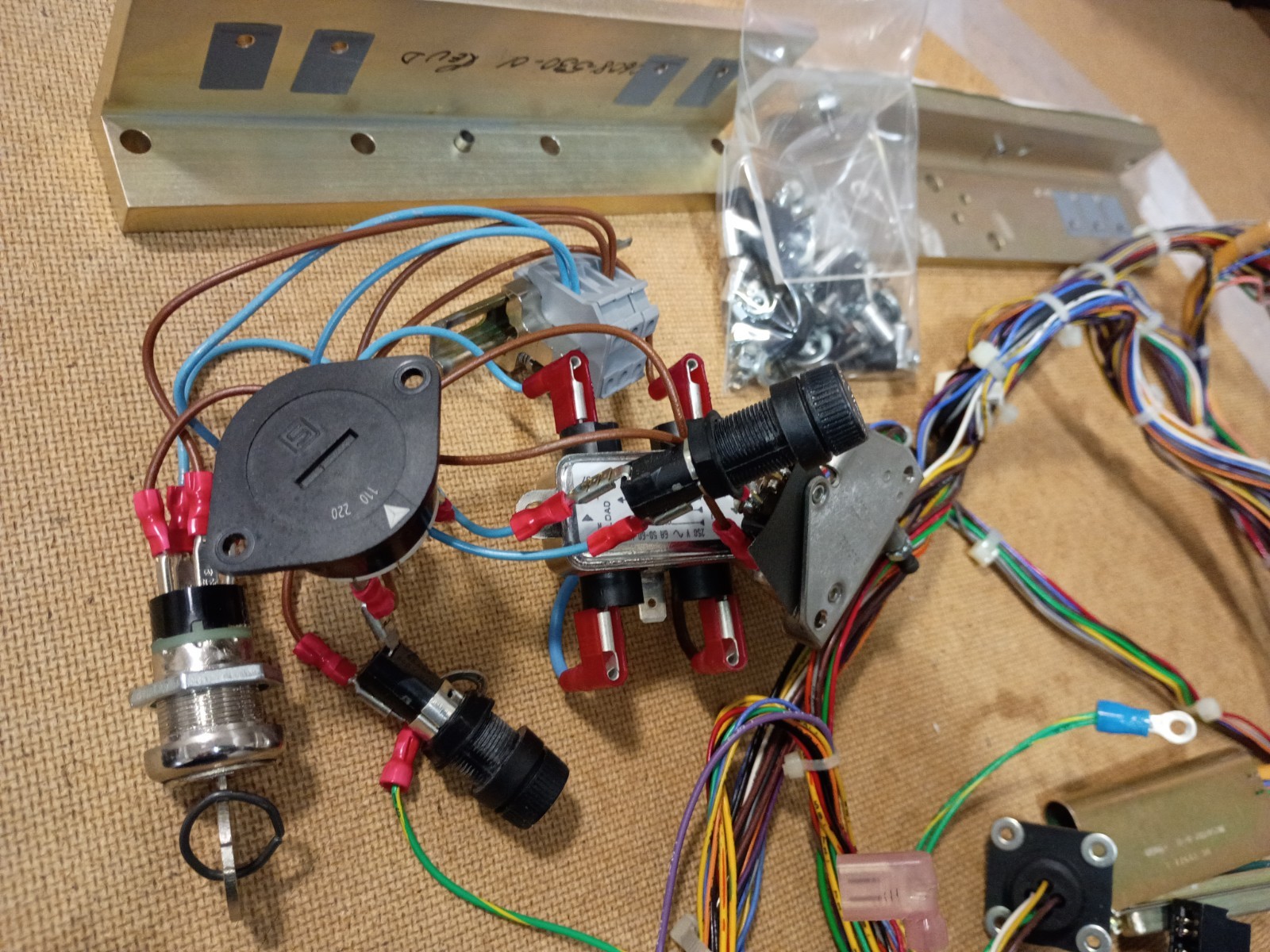 Wiring Harness Set Coherent Yag 7970 Laser Controller Cabinet Plus Other Smalls