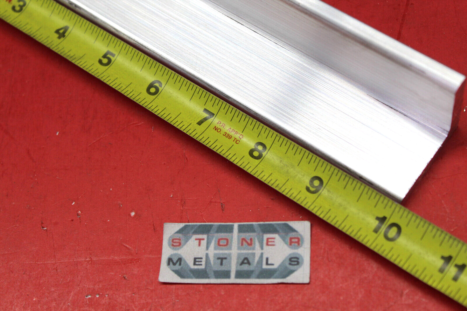 1-1/2″x 1-1/2″x 1/4″ ALUMINUM 6061 ANGLE BAR 10″ long T6 Structural Mill Stock