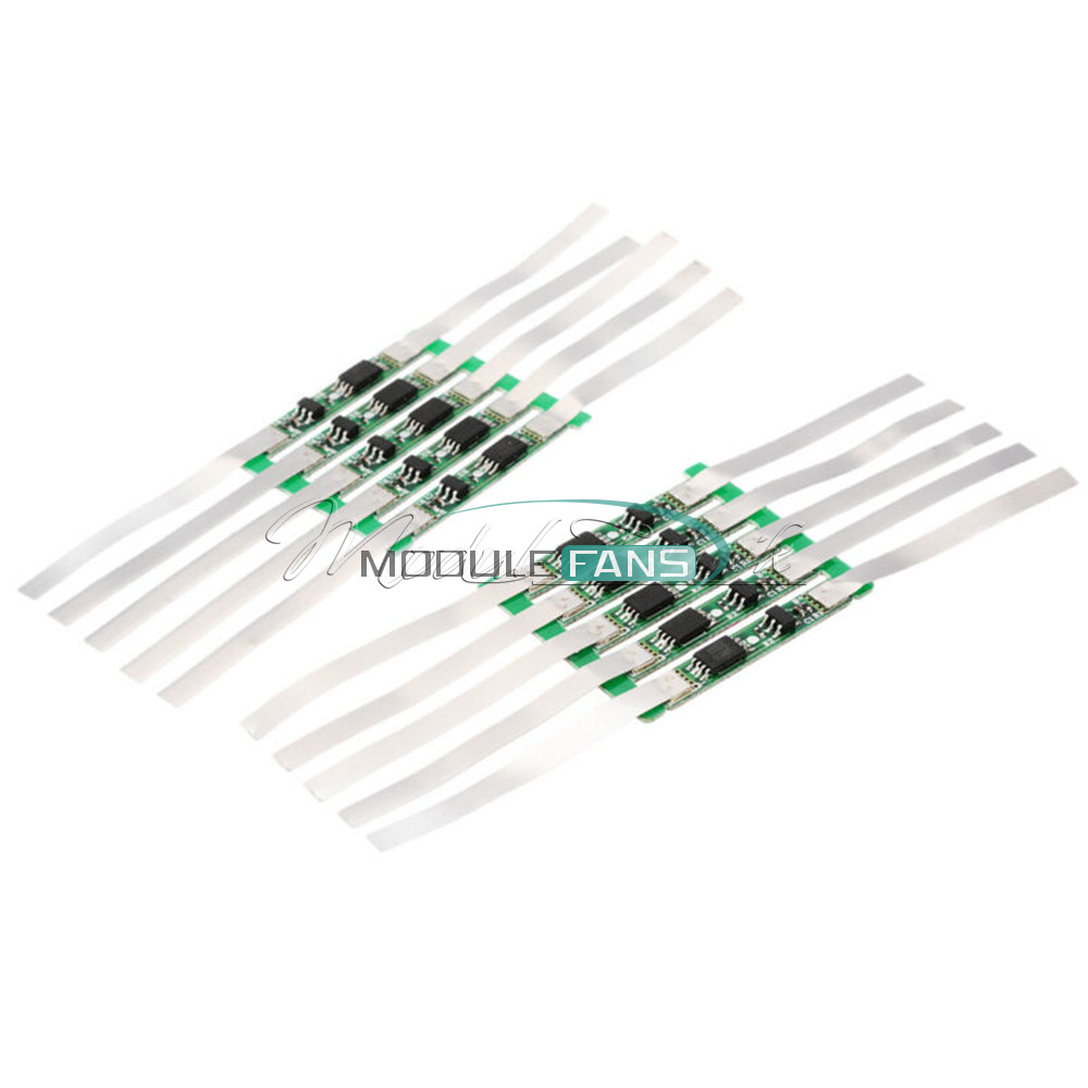 5~100PC 1S 3.7V 18650 Li-ion lithium Lipo Battery Cell BMS Protection Board