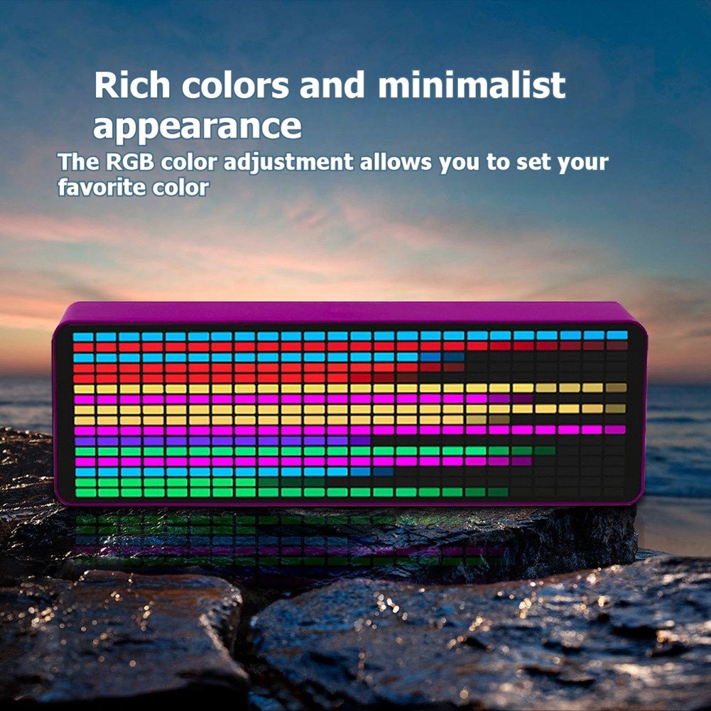 Dazzle Color RGB Music Spectrum Display, LED Pickup, Ambient Light, Electric2148