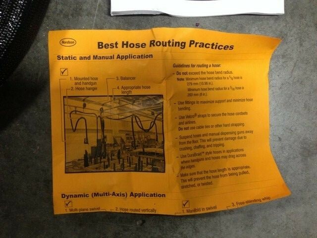NEW Nordson TC-50-13-Pt100 Heated Hose 16 Foot TC 50 13 Pt100 230°C