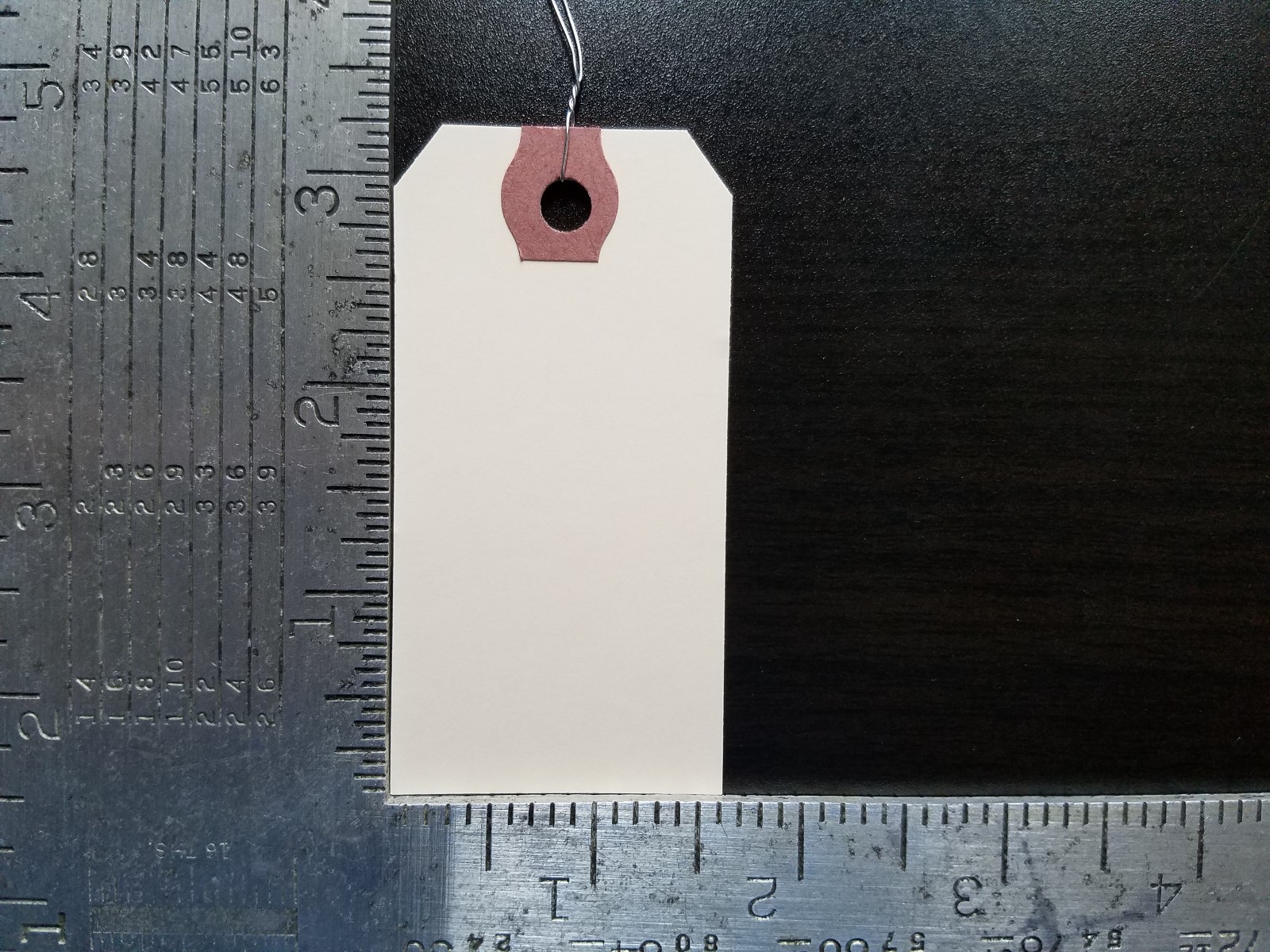 Wire Manila Tags Reinforced Hang Label Inventory Shipping Stock Size 1 2 3 4 5 6