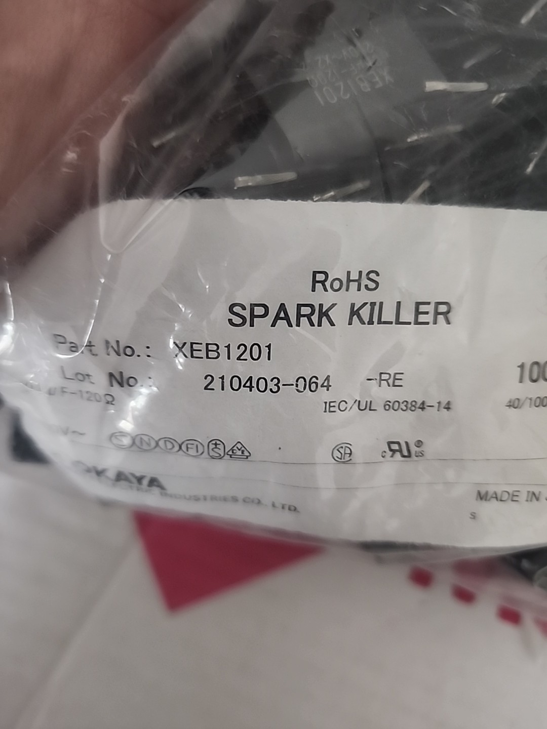 OKAYA XEB1201 SPARK KILLER LOT OF 10