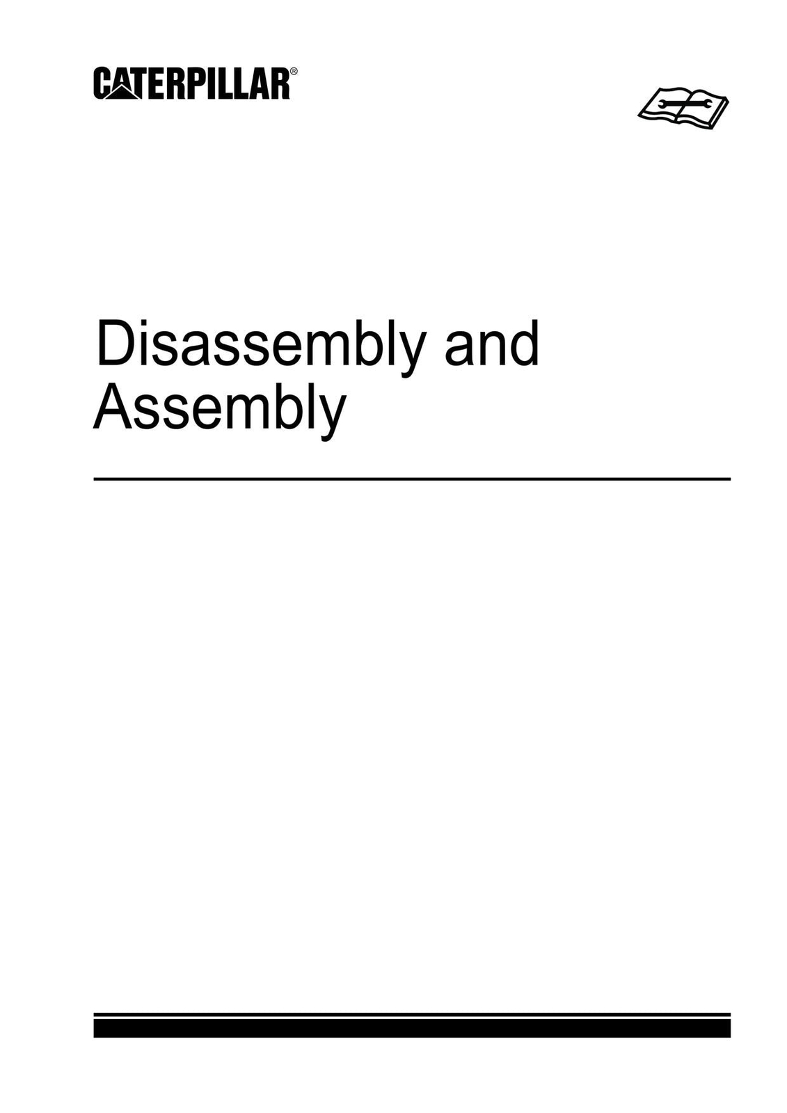 Caterpillar D3C D3C SA Tractor 931C LOADER POWER TRAIN Manual Disassembly Assem
