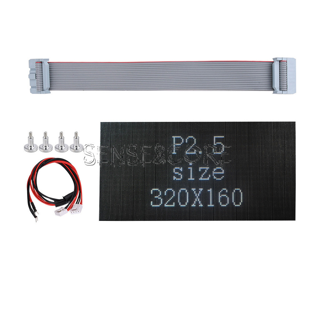 P2.5 Indoor Full Color LED Matrix Module Advertising Display Screen 320X160mm-