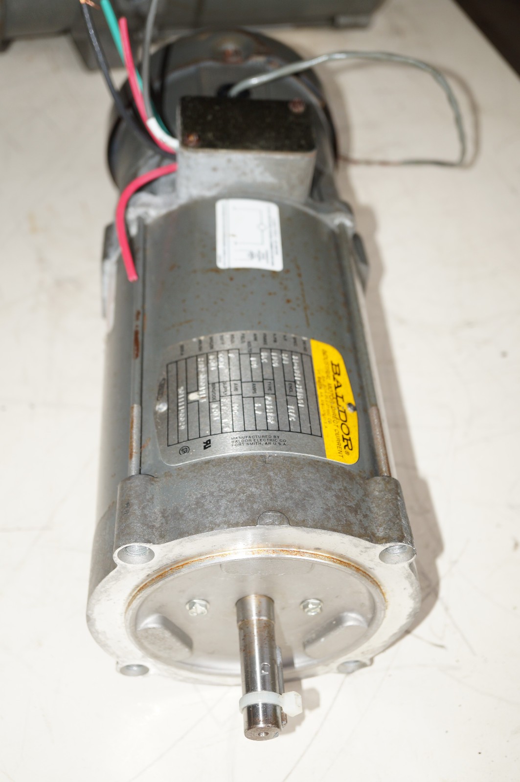 BALDOR DC Motor 3/4 HP, 180V, 1750 RPM, IEFC, PM3428P, 34-6751-394661, 5/8 Shaft