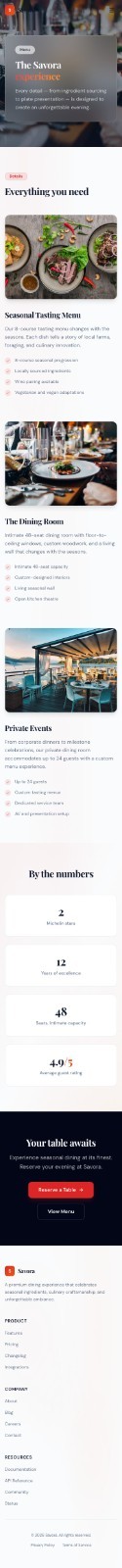 Premium SEO Custom Website Design & Development – food, cafe service Website