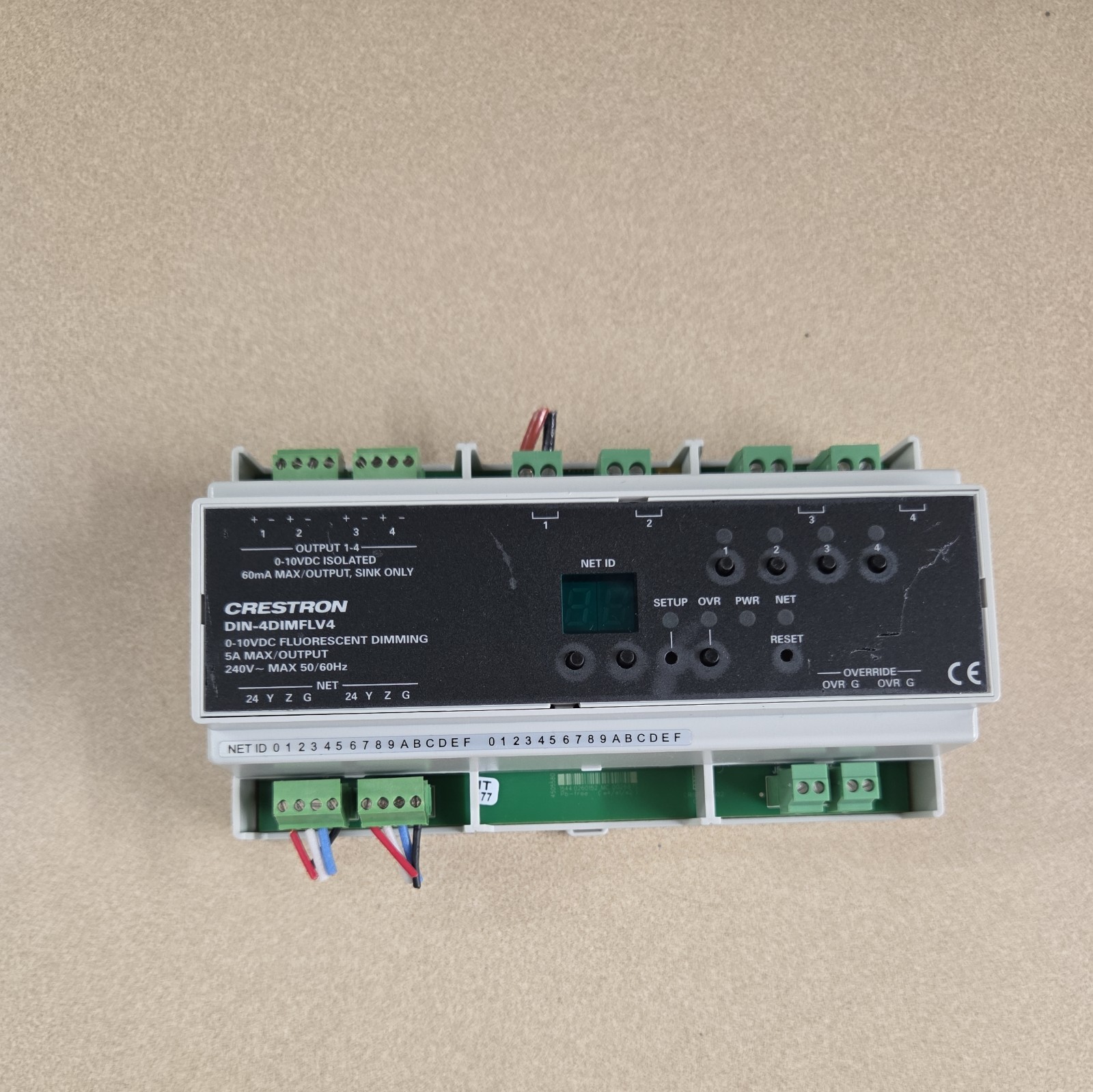 CRESTON DIN-4DIMFLV4 FLUROSCENT DIMMING 6501749