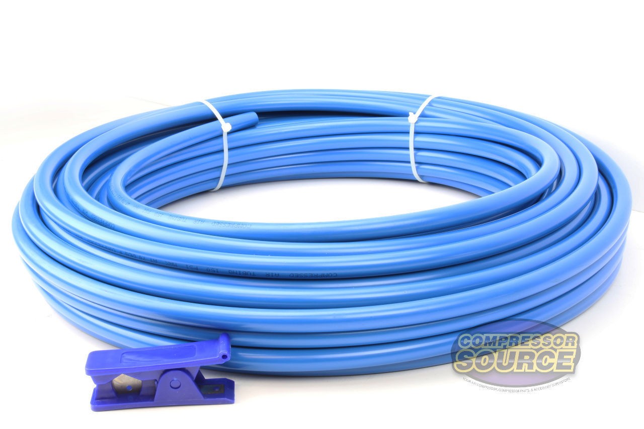 RapidAir 20100 Compressed Air Tubing 100′ Foot Roll Spool & Cutter Cutting Tool