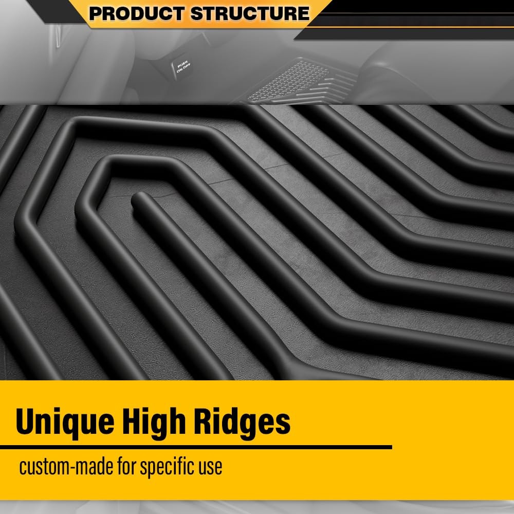 TPE Floor Mats & Cargo Liners for Jeep Grand Cherokee 2022-2024 4xe No L WK 3PCS